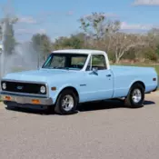 1972 Chevrolet  C10 Pro Street Custom Build Frame Off Restoration Light Blue