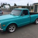 1972 Chevrolet C10/Original Shortbed Pickup Lght Teal Automatic Black Pin Stripe