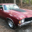1972 Chevrolet Chevelle SS 350 AUTO 12 BOLT RUNS DRIVES SOLID PROJECT NR