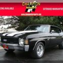 1972 Chevrolet Chevelle SS 5196 Miles Black Other 350CU A