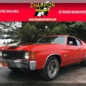 1972 Chevrolet Chevelle SS Tribute 66550 Miles Cranberry red w/ black racing str