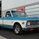 1972 Chevrolet Cheyenne 10 Super, Pickup Truck, Blue/White
