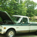 1972 Chevrolet Cheyenne Super  Green/White 350 automatic