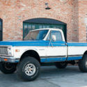 1972 Chevrolet C/K 10   106000 Miles Blue / White Truck 350 Manual