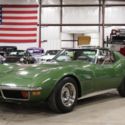 1972 Chevrolet Corvette  17749 Miles Elkhart Green Coupe 350 V8 Automatic