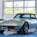 1972 Chevrolet Corvette 4 Speed PEWTER ON BLUE!