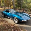 1972 Chevrolet Corvette C3 Convertible Blue RWD Manual roadster