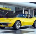1972 Chevrolet Corvette Convertible, Yellow over Saddle, 4 Speed, PS, PB, Nice!
