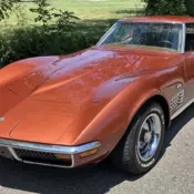 1972 Chevrolet Corvette Coupe Orange Deluxe