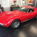 1972 Chevrolet Corvette Red T Top Coupe 350 Matching Numbers Factory Air Auto