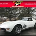 1972 Chevrolet Corvette STINGRAY 4spd w A/C 5105 Miles Classic white Coupe 350cu