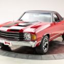 1972 Chevrolet El Camino  350 V8 3 Speed Automatic Pickup Truck Cranberry Red