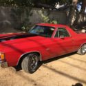 1972 Chevrolet El Camino Pickup Red RWD Automatic SS CLONE