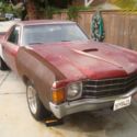 1972 Chevrolet El Camino runs and drives current registration