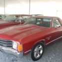 1972 CHEVROLET EL CAMINO SS  40105 Miles RED   Automatic
