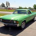 1972 CHEVROLET ELCAMINO 350 V8 AUTOMATIC TRANSMISSION,  NICE