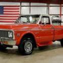 1972 Chevrolet K-10 Custom 57039 Miles Poppy Orange Pickup Truck 350ci V8 4-Spee