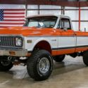 1972 Chevrolet K-20 Cheyenne 79593 Miles Hugger Orange Pickup Truck 350ci V8 Aut