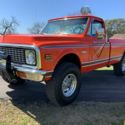 1972 Chevrolet K-20 Cheyenne Super 40999 Miles Red Orange Pickup Truck 396 V8 Au