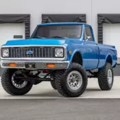 1972 CHEVROLET K10 4X4 FACTORY SHORTBED COMPLETE ROTISSERIE FRAME OFF RESORATION