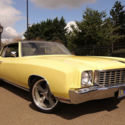 1972 Chevrolet Monte Carlo Cream Yellow Black Int. 350 V8 TH350 AT PS PDB AC