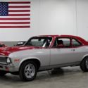 1972 Chevrolet Nova  33177 Miles Gray and Red Coupe 350ci V8 3 Speed Automatic