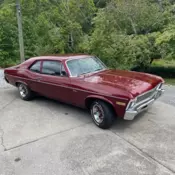 1972 Chevrolet Nova Coupe Red