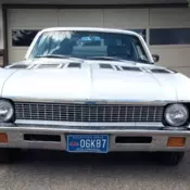 1972 Chevrolet Nova with 350 V8, 3 Speed Automatic. 47,236.6 Miles. Clean Title.