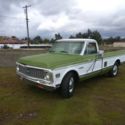1972 Chevy Cheyenne C-20 auto, PB, PS, A/C Dealer installed. 2 tone green/white