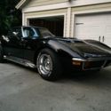 1972 Corvette Black on Black, Side Pipes, T-tops