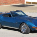 1972 Corvette Convertible Bryar Blue 4 Speed ZZ4 350 53,xxx Original Miles.