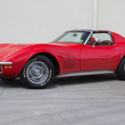 1972 Corvette Stingray LT1 Coupe, Factory A/C, RED/Saddle, 4 Spd, T-Tops