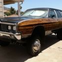 1972 Custom Woody Station Wagon on a 1965 Ford F-250 3/4 Ton Dually Truck frame