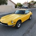 1972 Datsun 240Z~SuperSolid~RustFree~CaliforniaCar~NoReserve~Orig Lime Yellow~