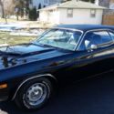 1972 Dodge challenger Rally 340/727 blk/blk #s matching texas rust free car.