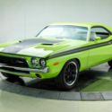 1972 Dodge Challenger  V8 5.7L Automatic Coupe Lime Light with Black RT Stripes