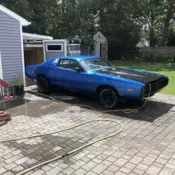 1972 Dodge Charger Coupe Blue SE