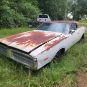 1972 Dodge Charger White se