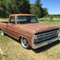 1972 F100 short bed patina truck (crown vic front suspension)