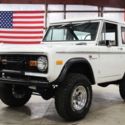 1972 Ford Bronco  34 Miles White SUV 302 V8 Manual