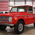 1972 Ford Bronco  69752 Miles Red SUV 302ci V8 3 Speed Manual