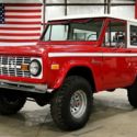 1972 Ford Bronco  72980 Miles Victory Red SUV 302ci V8 3-Speed Manual