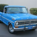 1972 Ford F-250 - LOWERED 3 INCHES, READY TO CRUISE!  GOTTA LOVE GRABBER BLUE!