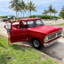 1972 Ford F100 Pickup Red RWD Manual step side
