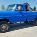 1972 FORD F250 4X4 HIGHBOY PICKUP TRUCK: RUNS GOOD, SOLID BODY, 99.9% RUST FREE!