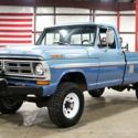 1972 Ford F250  57124 Miles Sky Blue Pickup Truck 390ci V8 Manual