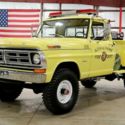 1972 Ford F250 High Boy 13793 Miles Yellow Pickup Truck 360ci V8 Manual