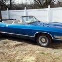 1972 Ford LTD Convertible 116,650 Miles Blue Convertible Rare 400ci V8 Automatic