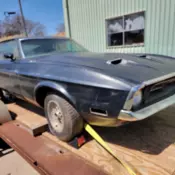 1972 Ford Mustang Black black