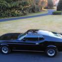 1972 FORD MUSTANG....BLACK ON BLACK.....V8....AUTOMATIC TRANSMISSION